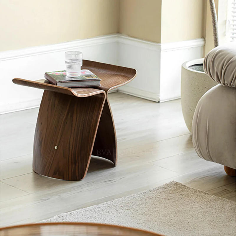 Description Picture 4 of itemNordic Creative Design Butterfly Chair, Side Table, Corner Table, Living Room Stool, Art-Stool, Bathroom Chair, Home Furniture