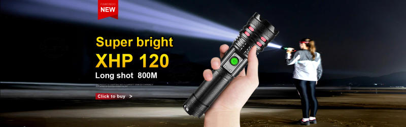 Description Picture 2 of itemNew XHP120 LED Flashlight High Power Flashlight Rechargeable Zoom Torch Fishing Camping Lantern