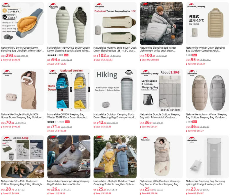 Description Picture 4 of itemAEGISMAX Wind Hard Twilight 10D -5 Degree 800FP Down Sleeping Bag Ultralight Camping Quilt Sleeping Bag Winter Hiking Equipment