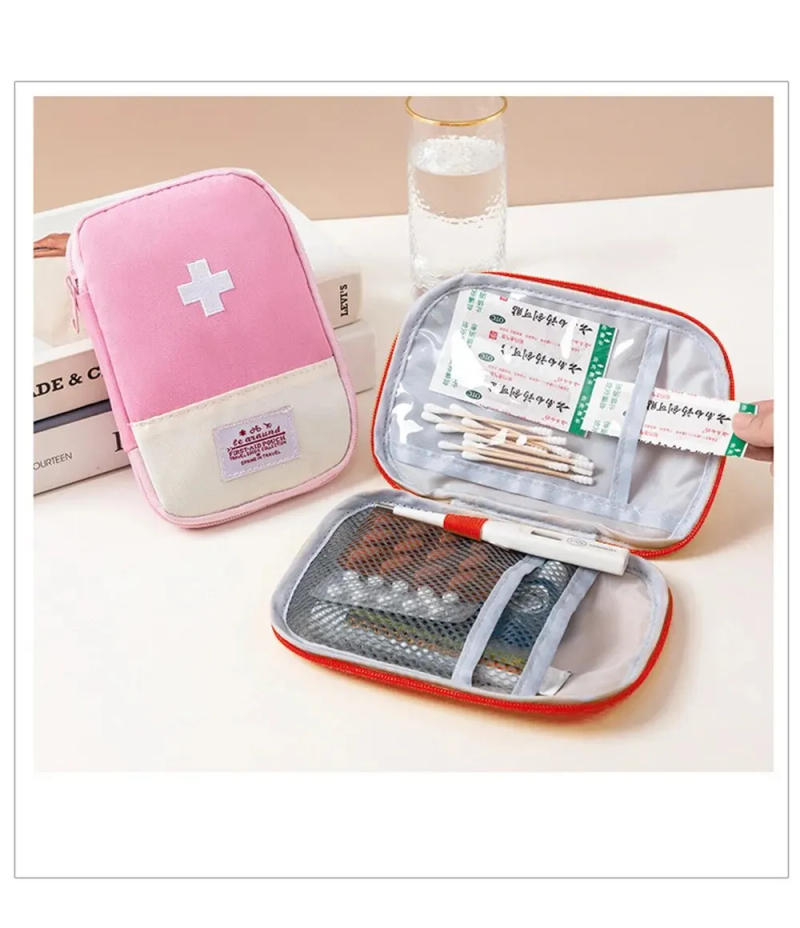 Description Picture 3 of itemFirst Aid Kit Pouch Home Medicine Storage Bag Suitable For Outdoor Travel Medical Bag Home Rescue Emergency Survival Kit