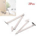 2PCS Cabinet Furniture Doors Close Lift Up Stay Support Hinge Stainless Steel Two Fold Pull Rod Kitchen Accessories