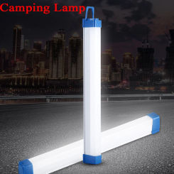 C2 Camping Lamp 40w 17CM/32CM Tube Spotlights Portable Usb Rechargeable Emergency Light Outdoor Lighting huntingLed Work light