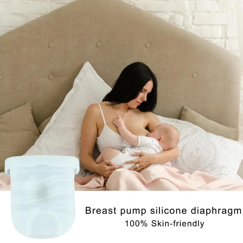Description Picture 5 of itemSoft Silicone Diaphragm for Breast Pumps, Safe and Flexible Breast Pump Accessories Anti Backflow Suction Membrane A2UB