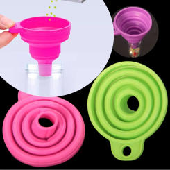 Tools Embroidery Accessories Large Capacity Convenient Beads Cross Stitch Round Funnel Diamond Painting Funnel Silicone Funnel