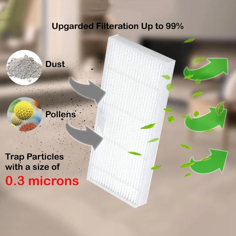 Description Picture 6 of itemWashable Hepa Filter Replacement Parts For Midea VCR04W Robot Vacuum Cleaner Accessories Filters