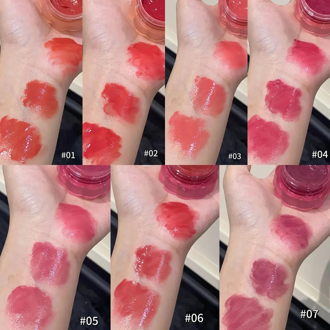 Description Picture 3 of itemMirror Water Liquid Lipstick Crystal Jelly Lip Gloss Moisturizing Sexy Lip Plumper Makeup Tint Long Lasting Korean Cosmetics