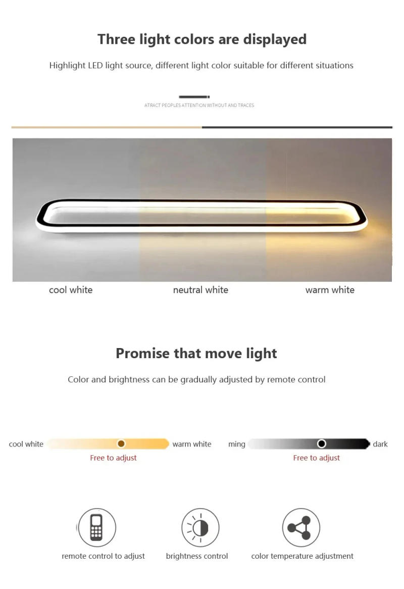 Description Picture 5 of itemSimple Style Ceiling Lamp LED Light Living Room Nordic Lighting Household Round Luminaria Bedroom Decoration Lamparas Lustres