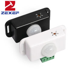 DC 12V 24V 6A Infrared PIR Motion Sensor Detector Switch Automatic Infrared PIR Motion Sensor Switch for LED Strip Light Lamp