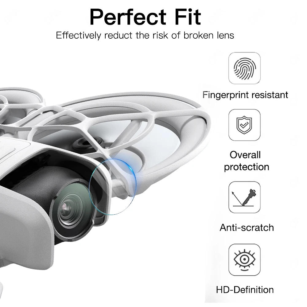 Description Picture 5 of item10/5/1PCS Tempered Glass Camera Lens Protectors for DJI Neo Drone Gimbal Anti-Scratch Lens Films for DJI Neo Drone Accessories