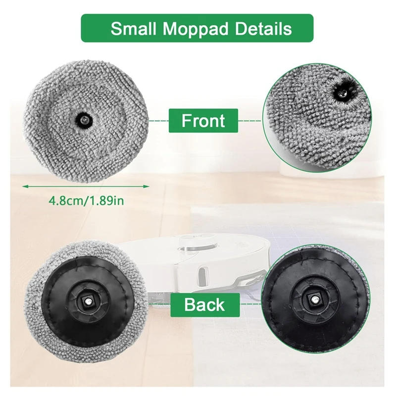 Description Picture 5 of itemAccessories For Roborock S8 Maxv Ultra,S8 Max Ultra Robot Vacuum Cleaner Spare Part,Cloth,Dust Bags,Side Brushes,Filters