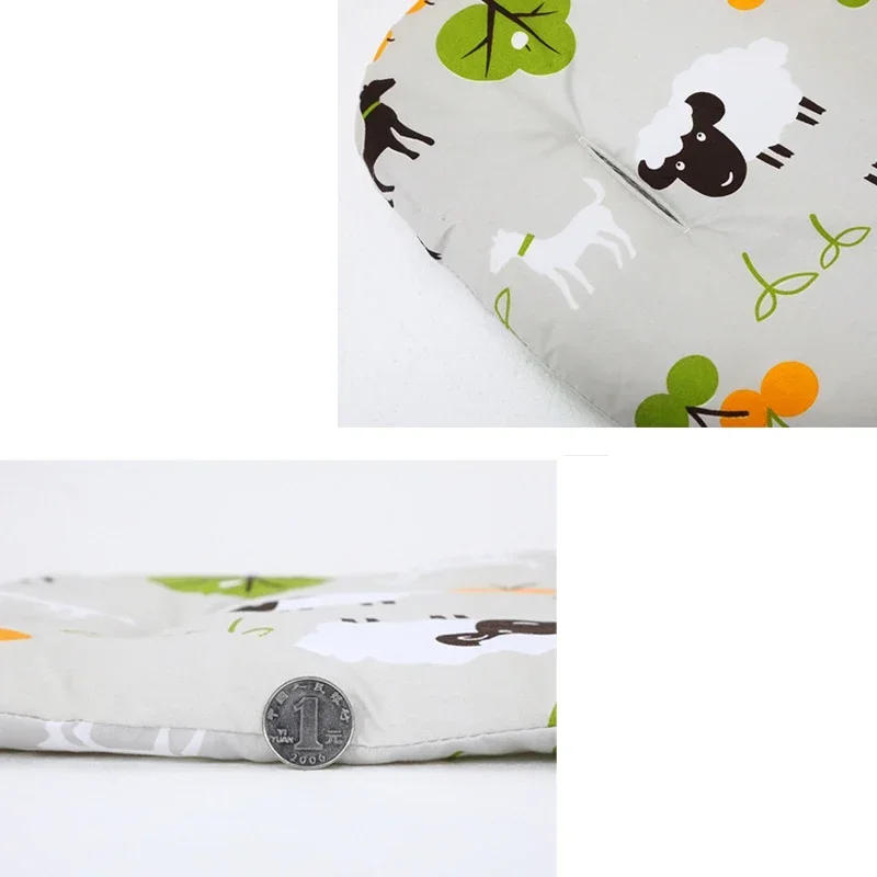 Description Picture 6 of itemBaby Kids Highchair Cushion Pad Mat Booster Seats Cushion Pad Mat Feeding Chair Cushi on Pad Stroller Cushion Mat Cotton Fabric