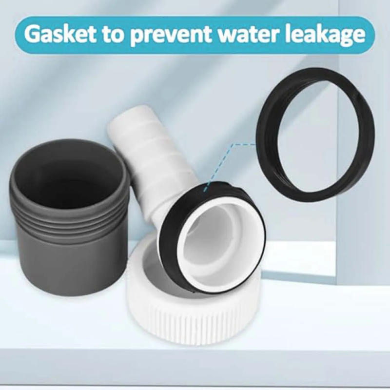 Description Picture 4 of item2Pcs Washing Machine Drain Adapter Input Diameter 18-24MM And Pipe Diameter 40MM Clamp PVC Dishwasher For Major Appliances