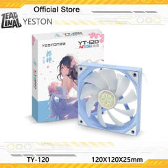 ZEAGINAL YESTON YT-120 Chassis cooling fan 120x120x25mm/800~1800RPM The Cherry pupil flower marries theme