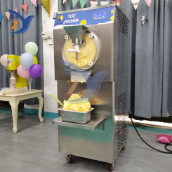 Hard Ice Cream Maker Machine ZY-38-1 Commercial Production Equipment Milk Tea Shop Automatic Bean Ball 60L/H Stall Buffet