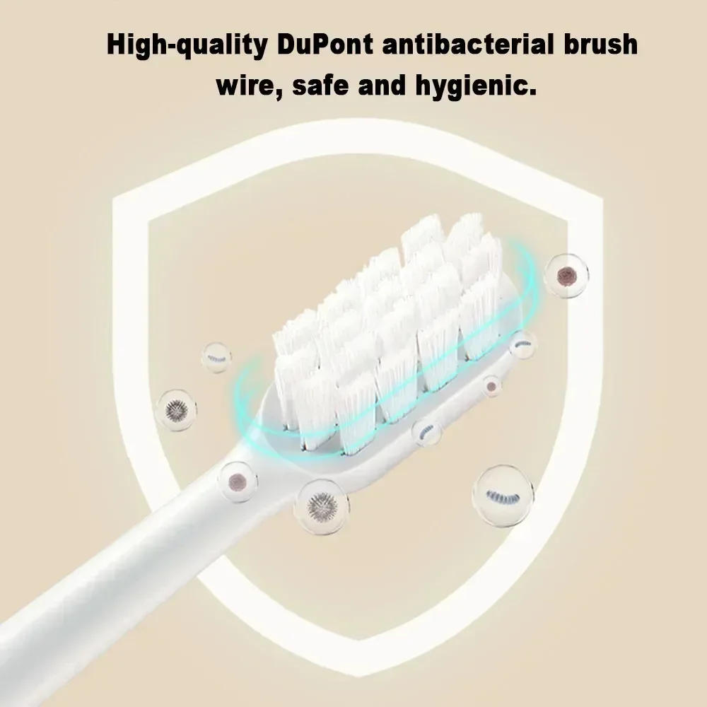 Description Picture 5 of item4PCS Replacement Brush Heads For Xiaomi Mijia T200 Sonic Electric Toothbrush Head Soft Bristle