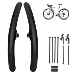 Bicycle Mudguard 700c Road Bike Fenders Mud Guards Set Strong Toughness Bicycle Mudguard Wings For Bicycle Front Rear Fenders