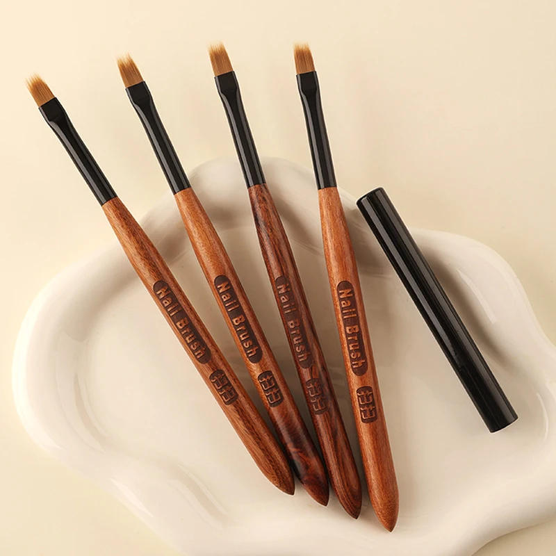 Description Picture 3 of itemGradient Nail Art Brush Acrylic Nail Ombre Pen UV Gel Brushes DIY Painting Drawing Flowers Nails Brush for Salon Manicure Tools