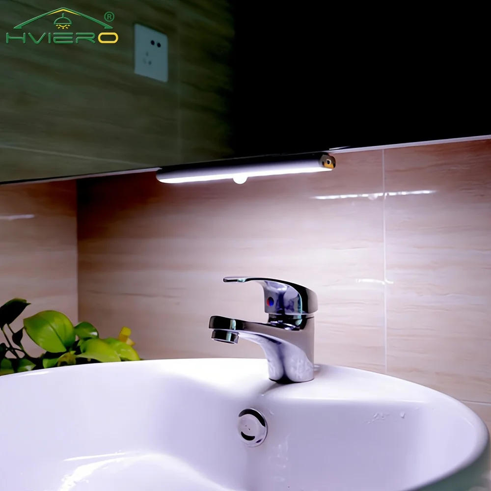 Description Picture 5 of item24led USB 5V PIR Motion Sensor Lamp Cabinet Night Light Cupboard Wardrobe Dormitory Bed Under Smart Perception For Closet Stairs