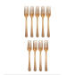 10pcs Gold Fork