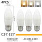 4pcs C37 E27