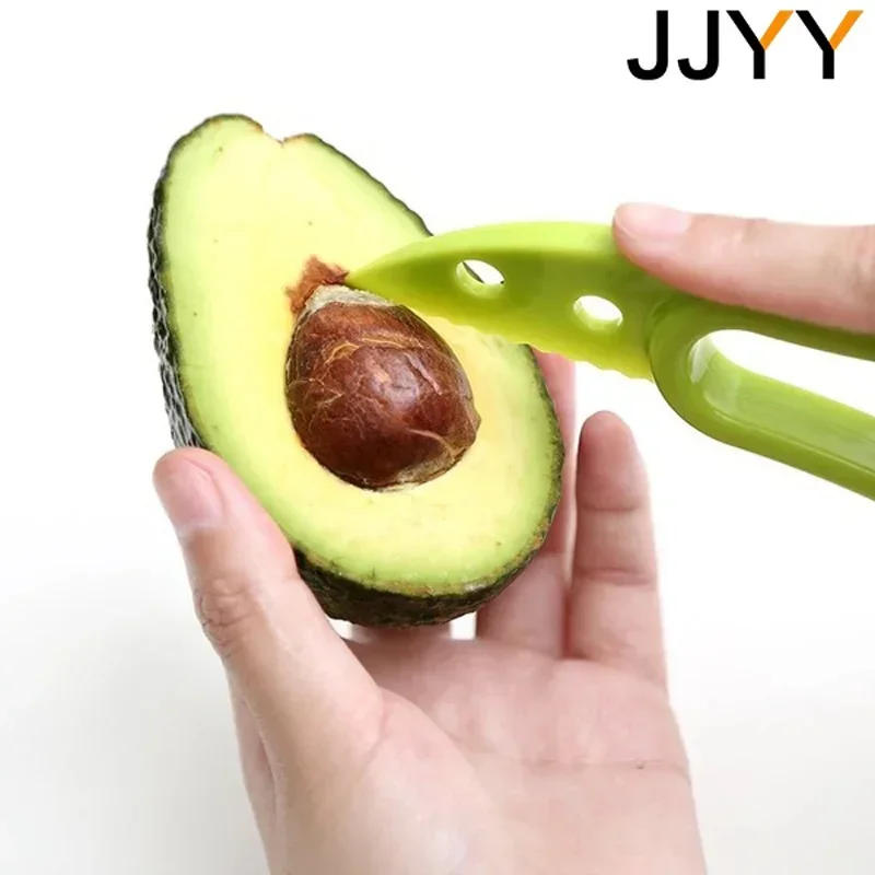 Description Picture 3 of itemMultifunctional Avocado Cutter Corer Butter Fruit Slicer Peeler Pulp Separator Plastic Knife Kitchen Tools Gadgets Accessories