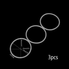 3Pcs 7.8cm Rubber O Shaped Replacement Gaskets Seal Ring Part For Blender Juicer 95AC
