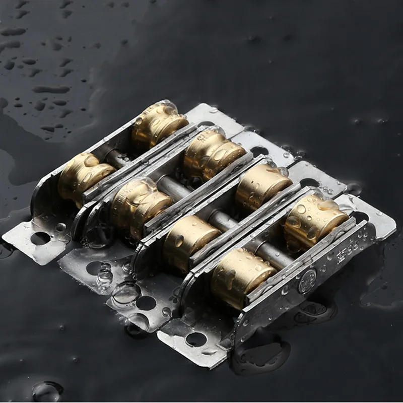 Description Picture 3 of item4pcs Plastic Steel Door and Window Pulley Track Accessories Stainless Steel Old Sliding Door Pulley Window Sliding Door Roller