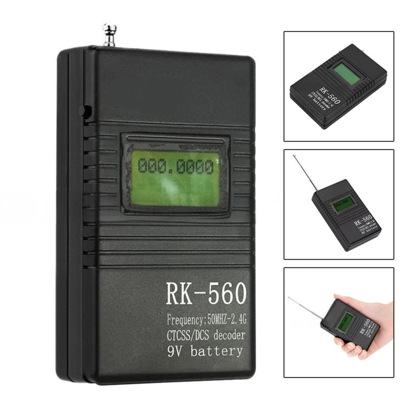 Description Picture 6 of item1pc RK560 Frequency Meter Counter Accurate Testing 50MHZ-2.4GHz Battery Powered Frequency Counter Instruments Replace Parts