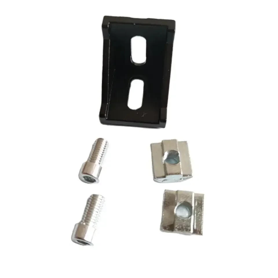 Description Picture 4 of item1set 2028 3030 4040 Aluminum Profile Connector Set for 20 30 40 Series Corner Bracket Hex Flange Nuts T Bolt Screw Sliding Nut