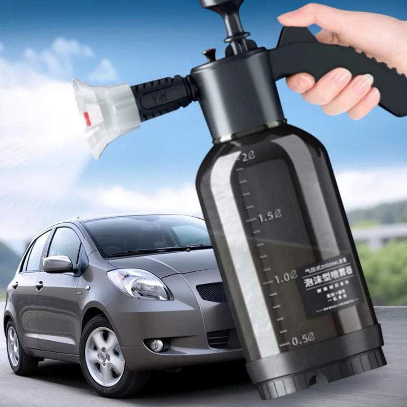 Description Picture 6 of item2L Hand Pump Foam Sprayer with 2 Types Of Nozzle High Pressure Car Washing Spray Pot Foam Spray Pot Car Window Cleaning Tools