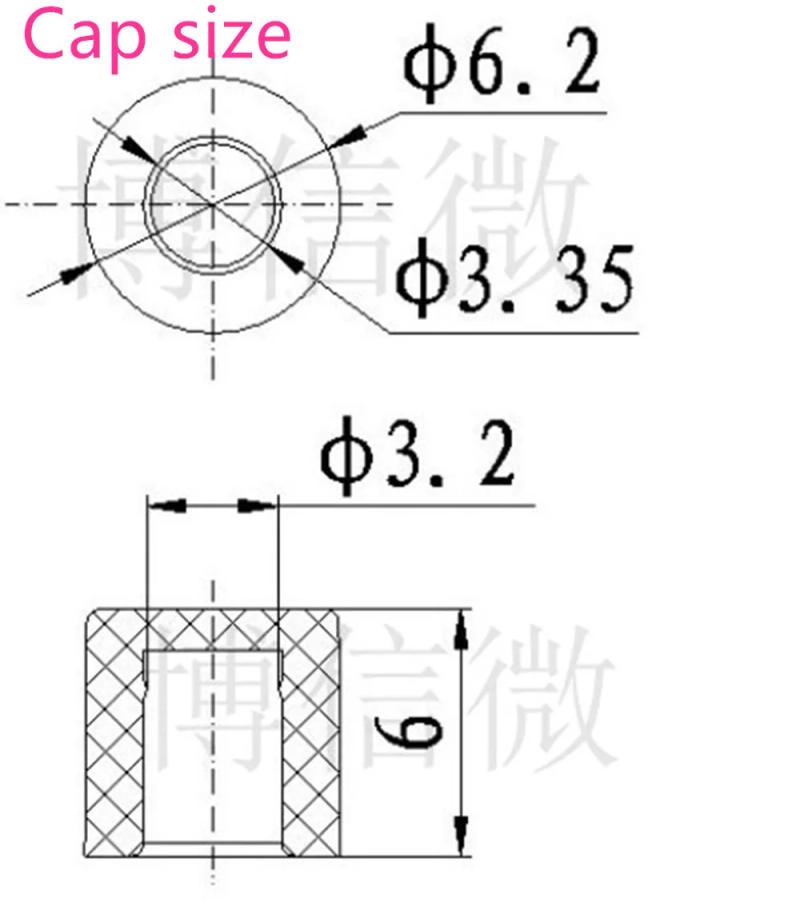 Description Picture 6 of item20pcs/lot 6x6mm 10Sizes 4PIN Tactile Tact Push Button Micro Switchs Plastic Caps Direct Plug-in Self-reset DIP Dropshipping