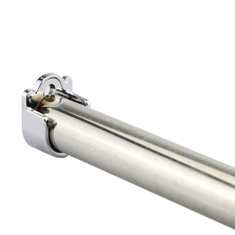 Description Picture 3 of item1pcs 16/19/22/25mm Diameter Stainless Steel Closet Rod Wardrobe Pipe Curtain Hanging Rail Rod End Support U-Shaped Rod Bracket