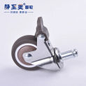 5pcs/Lot Office Chair Caster Wheels 1.5/2 Inch Swivel Caster Wheels Soft Rubber TPE Caster Wheels Replacement Furniture Hardware