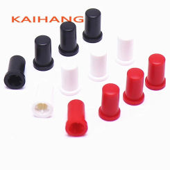 10PCS 6*12MM plastic knob cap Power switch button cap tact Switch cap Square hole circular hole universal aperture 3.2mm