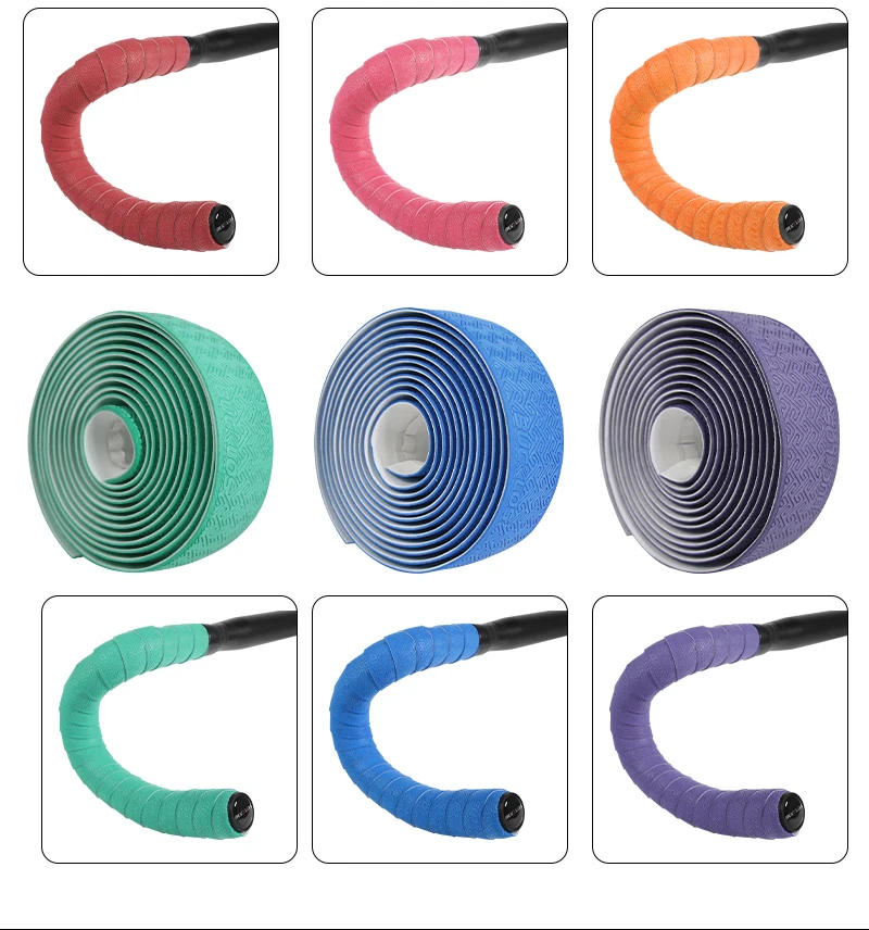 Description Picture 6 of itemBUCKLOS Road Bike Tapes Speed Racing Bicycle Bar Tape Handlebar Wrapper Anti-Slip Shock Absorbing Handles Ribbon for Gravel Bike