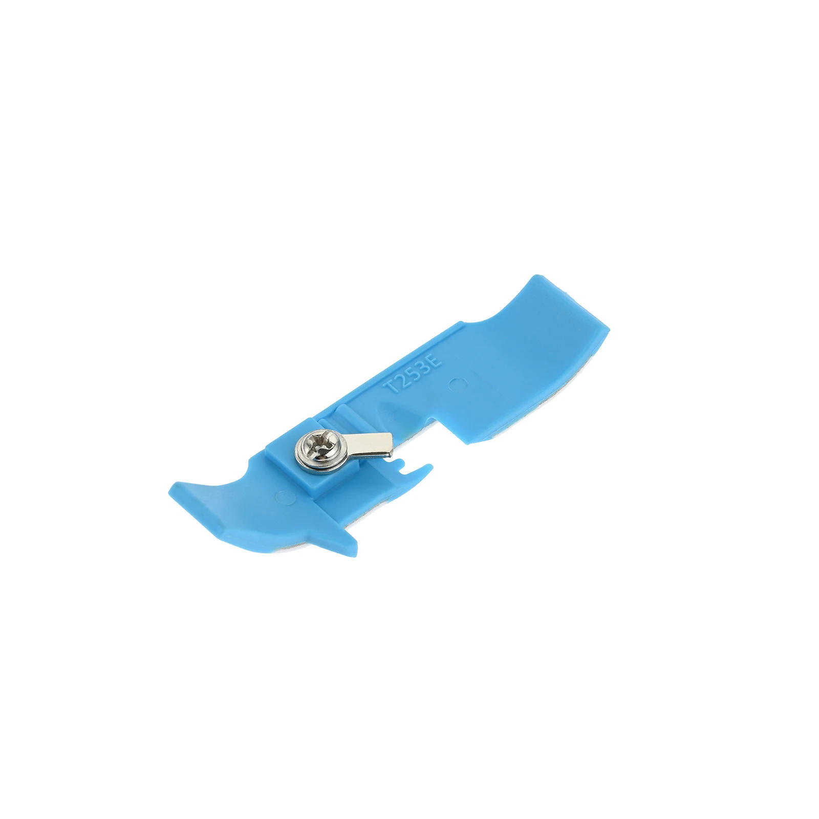 Description Picture 6 of item1Pc Plastic Wear-Resistant Presser Foot Bottom Plate Original Jack Four Thread Blue Shoulder Strap Pressure Foot Overlock Sew