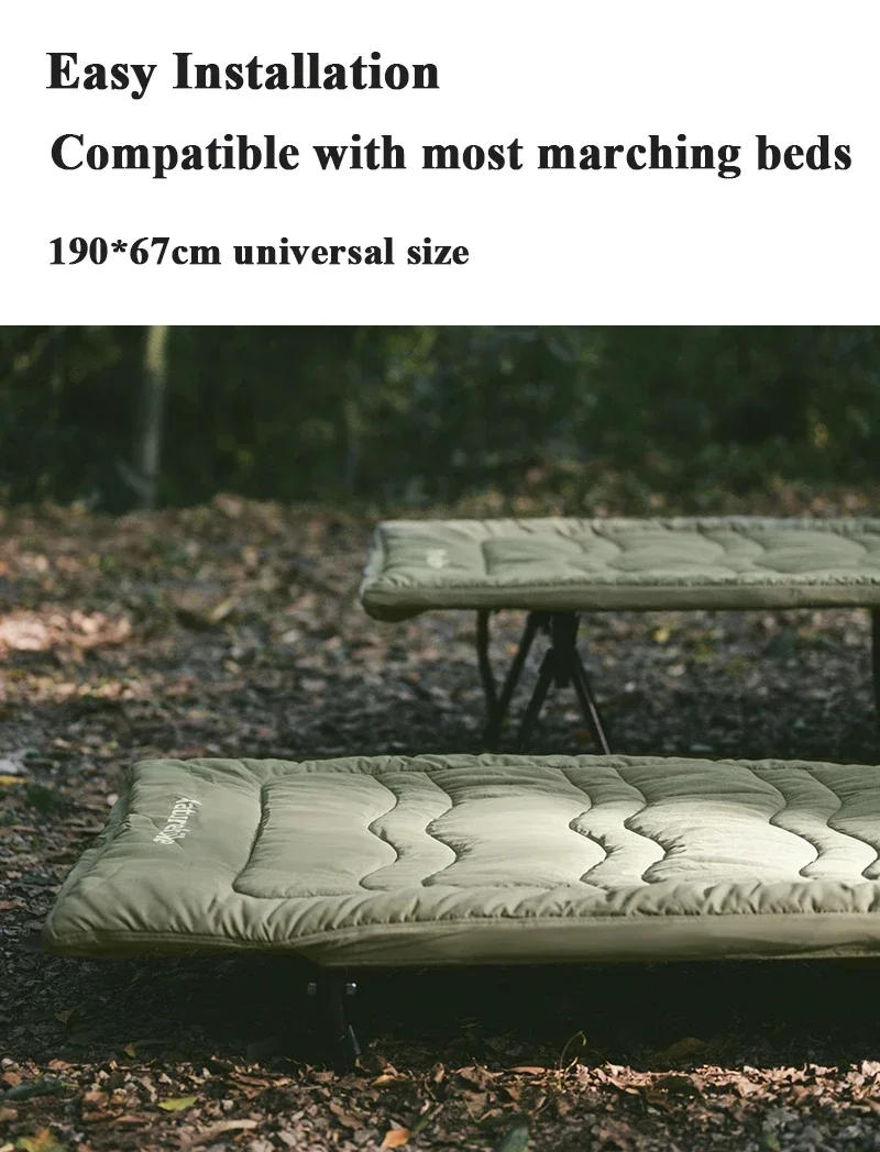 Description Picture 4 of itemNaturehike Portable Cotton-padded Mattress Universal Single Camp Bed Mattress Skin-friendly Camping Sleeping Pad for Camp Cot