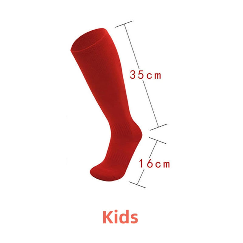 Description Picture 3 of itemKids Children Long Football Soccer Socks Stockings Over Knee High Breathable Outdoor Sports Volleyball Baseball Boy Girl Socks