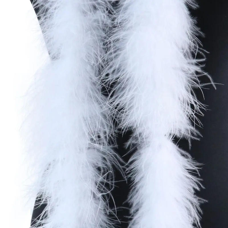 Description Picture 6 of item2M Feather Boa Strip Fluffy Feather On Ribbon Craft Costume Fancy Dress Wedding Party Decoration Apparel Sewing & Fabric
