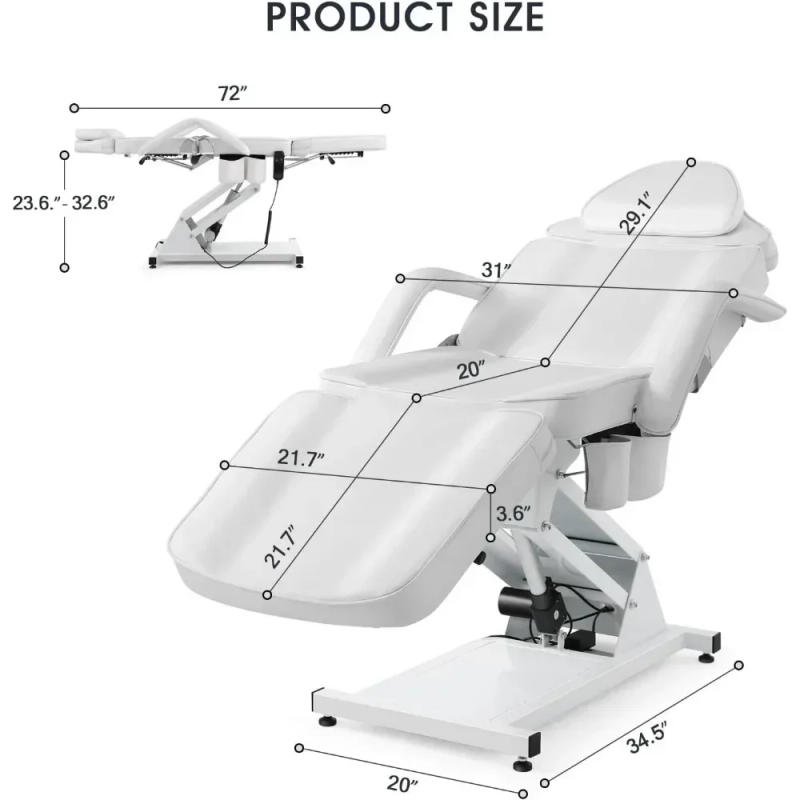 Description Picture 6 of itemArtist hand Massage Table Electric Height Adjustable Massage Bed Facial Bed Lash Bed