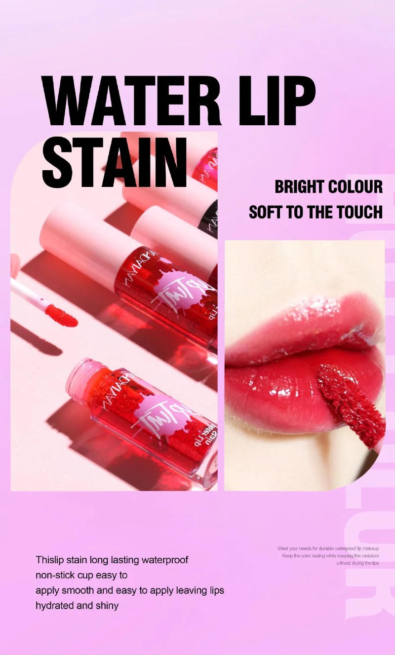 Description Picture 5 of itemFruit Juice Lip Tint Non-stick Cup Liquid Lipstick and Blush 2 In1 Waterproof Long Lasting Water Lip Stain Lips&cheek Makeup 1pc