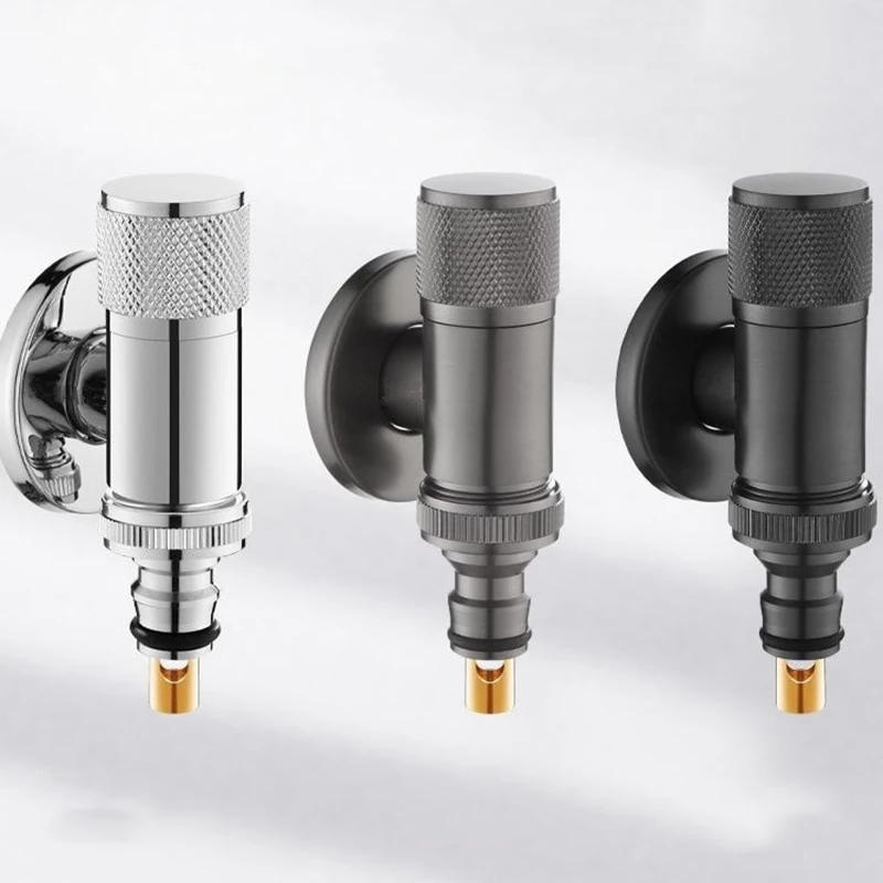 Description Picture 4 of itemG1/2 G3/4 Toilet Washing Machine Faucet Inlet Valve Brass Triangle Valve Stop Water Valve Bathroom Toilet Universal Switch