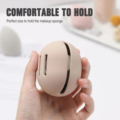 1Pcs Makeup Sponge Holder Eco-Friendly Silicone Multi-hole Storage Case Travel Protable Cosmetic Puff Holder Box