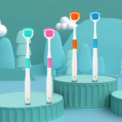 HygieneProCleanTongue Coating Scraper - Fresh Breath，Promote Oral Health，Gentle and Effective Cleaning Tools，Non-Slip Design，Ran