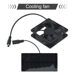 10w 5v Solar Fan For Outdoor Camping Small Solar Fan 10W 5v Solar Panel Fan Kit IP65 Long-lasting And Waterproof Cooling Fan