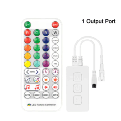 SP617E Bluetooth SK6812 RGBW Music Controller Built In Mic WS2814 TM1824 SM16704 2904 LED Light Strip dimmer switch 5V-24V 12V