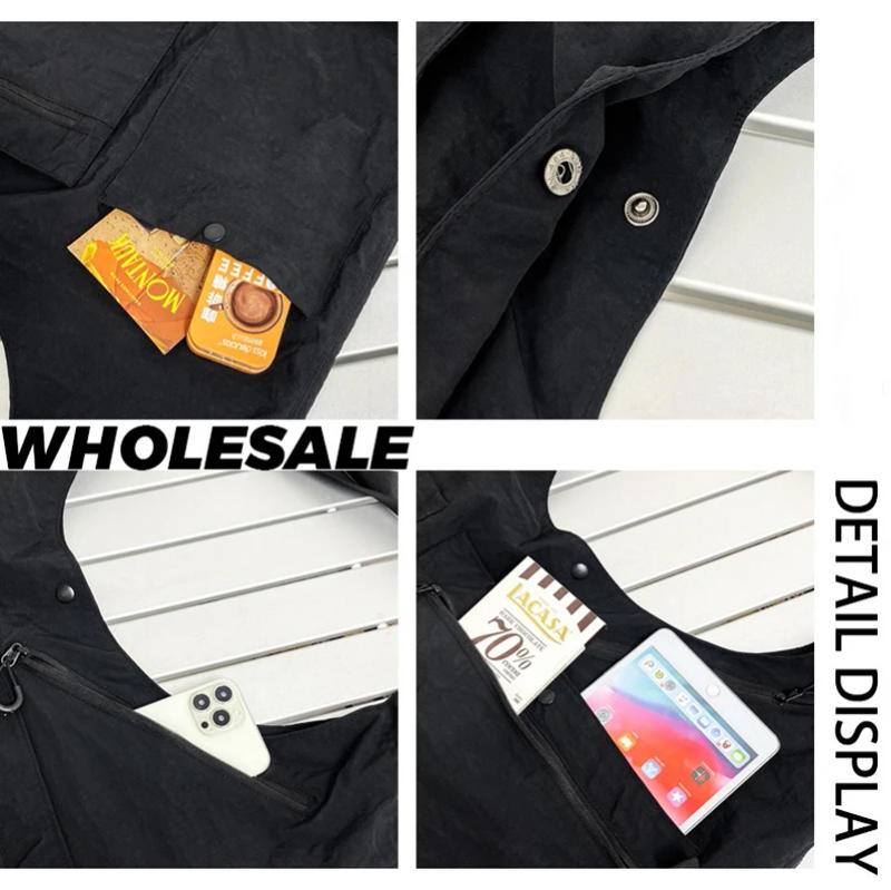 Description Picture 5 of item2025 Multifunctional Camping Vest Workwear Outdoor Dual-Use Variable Backpack Vest With Machine Washable Touring Hiking Fishing