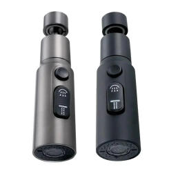 Kitchen Faucet Sprayer Nozzle 3 Modes Water Saving Bathroom Basin Spray Head Aerator Bubbler Adjustable Rotating Shower Head