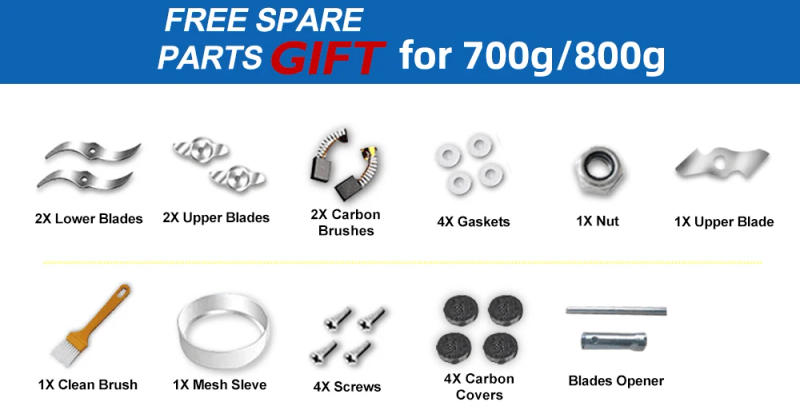 Description Picture 2 of itemBioloMix 800g 700g Grains Spices Hebals Cereals Coffee Dry Food Grinder Mill Grinding Machine Gristmill Flour Powder crusher