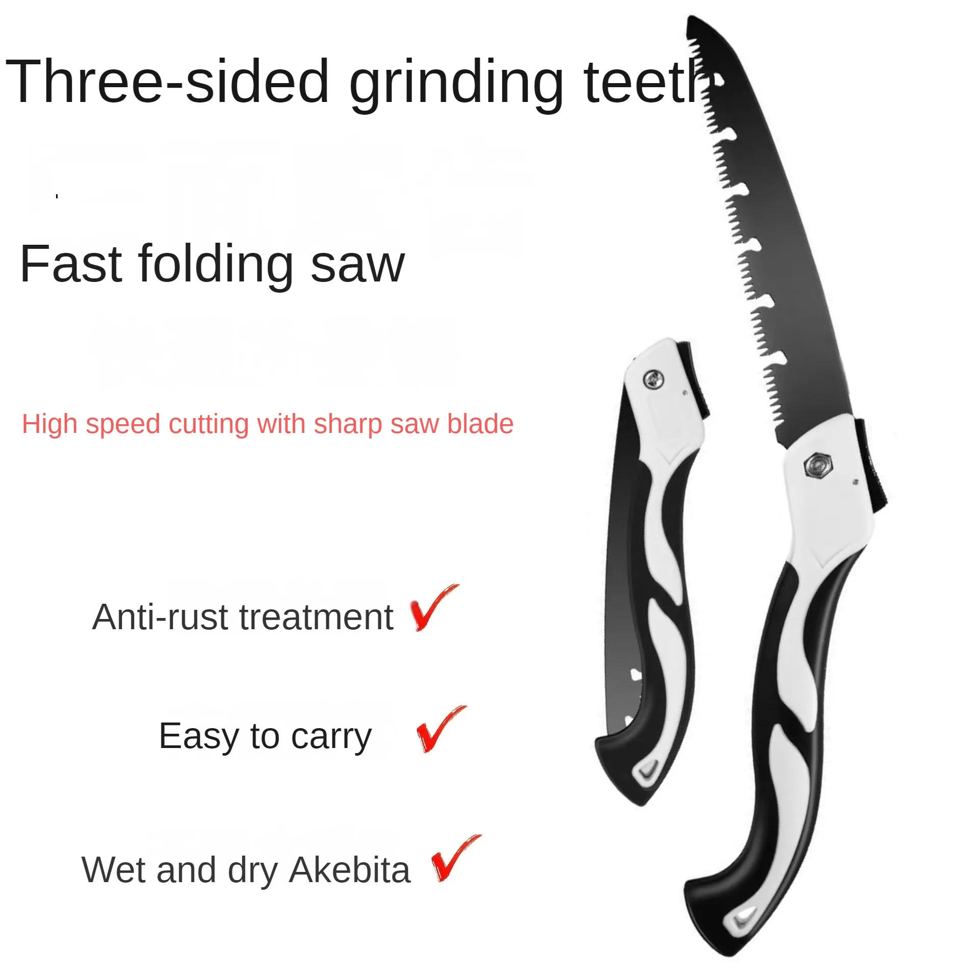 Description Picture 2 of itemFolding Hand Saw Multifunctional Outdoor Logging Saw Woodworking Folding Portable Saw Pruner Garden Equipment Gardening Tools